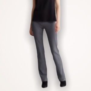 EILEEN FISHER Gray Organic Cotton Bootcut Pants